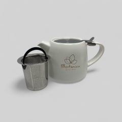 TETERA BLANCA CON INFUSOR