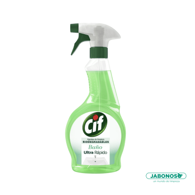 LIMPIADOR BAÑO CIF 500ml BIODEGRADABLE GATILLO1