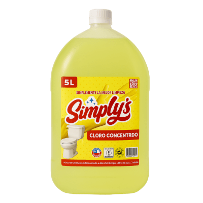 CLORO CONCENTRADO SIMPLY 5 LTS1