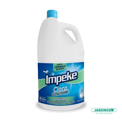 CLORO CONCENTRADO IMPEKE 4 LTS ULTRAPODER  5 %