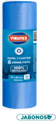 BOLSA  BASURA  AZUL 70X90 10U1