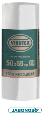 BOLSA BASURA BLANCA 50X55 20U