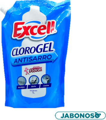 CLOROGEL EXCELL DOYPACK FLORAL 1 LT  X 8