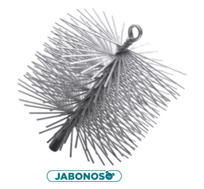ESCOBILLA CHIMENEA METAL 4'' 