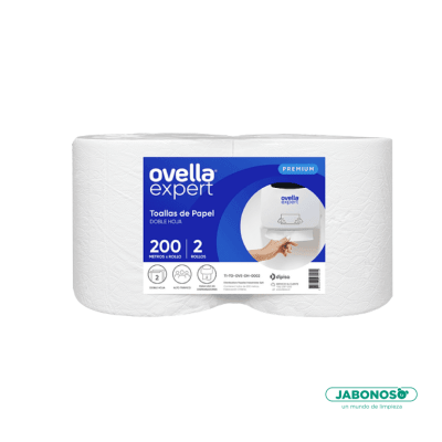 TOALLA PAPEL OVELLA D/H 2 X 200 MTS1