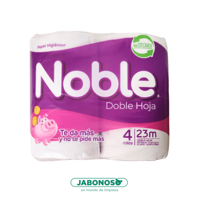 PAPEL HIGIENICO NOBLE D/H 23MTS x 4