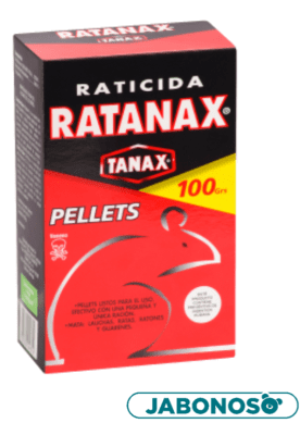 RATICIDA RATANAX PELLET 100 grs TANAX (cj/24)