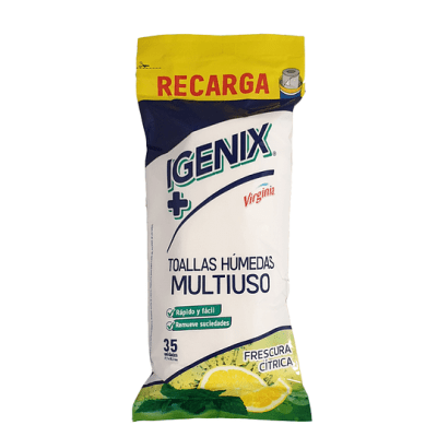 TOALLAS DESINFECTANTES IGENIX 35UN MULTIUSO REPUESTO