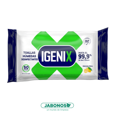 TOALLAS DESINFECTANTES IGENIX SOBRE 50UN