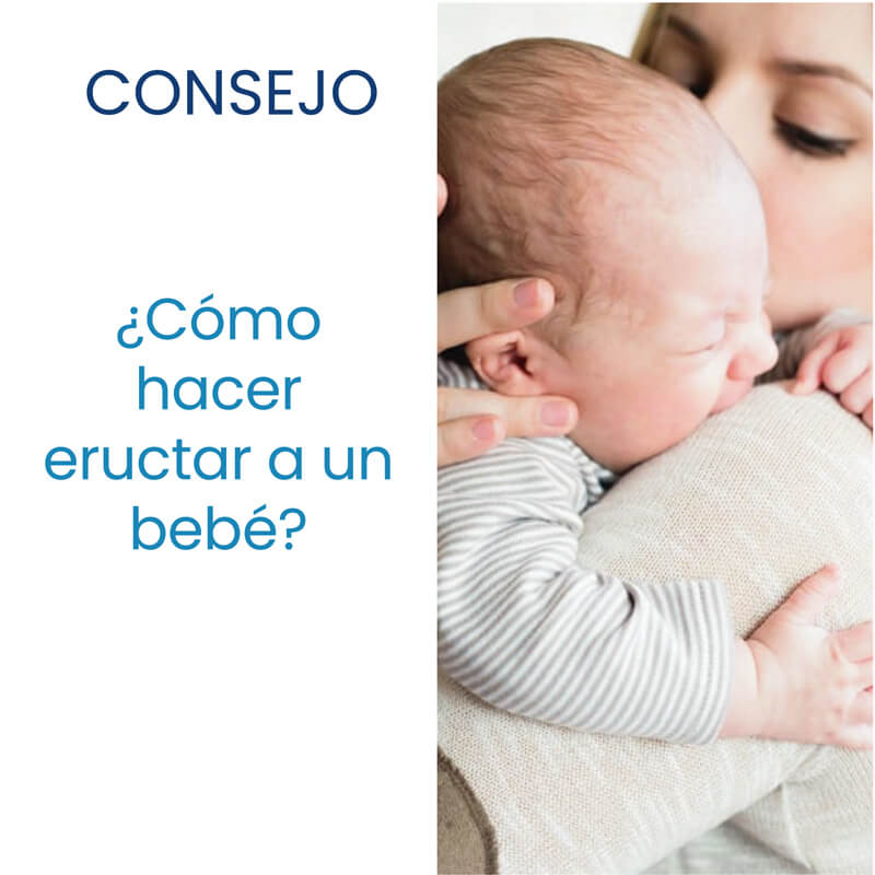 ¿Cómo hacer eructar a un bebé?