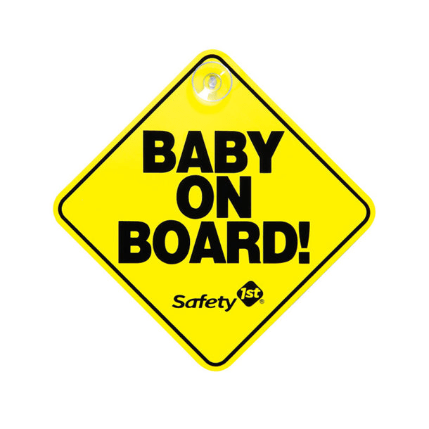 Letrero Baby On Board Safety 1st