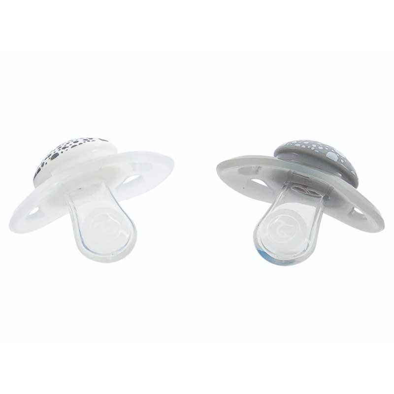 Chupetes Twistshake 0-6m 2 un Negro/blanco