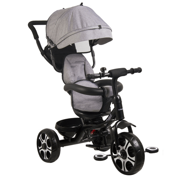 Triciclo Bebesit 360° Gris Baby Nissi |Tienda de puericultura y