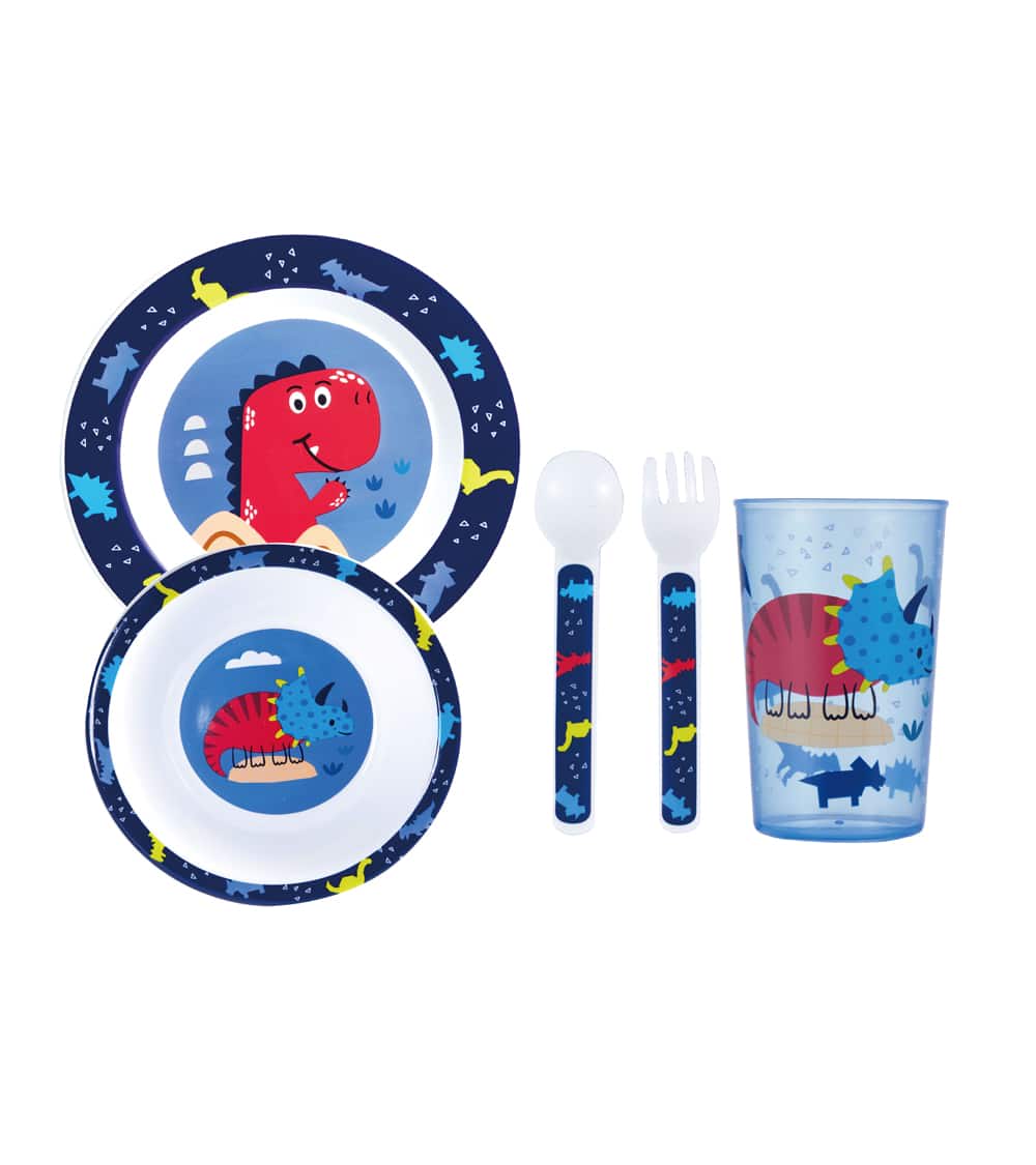 Set de vajilla azul 5 pcs