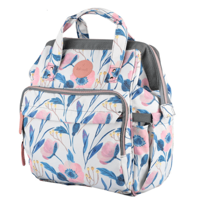 Mochila Pañalera Open Floral Infanti2