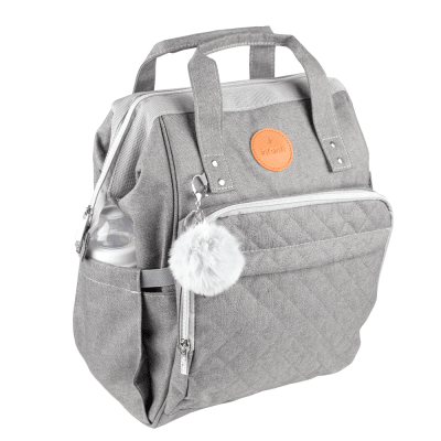 Mochila Pañalera Open Infanti Gris6