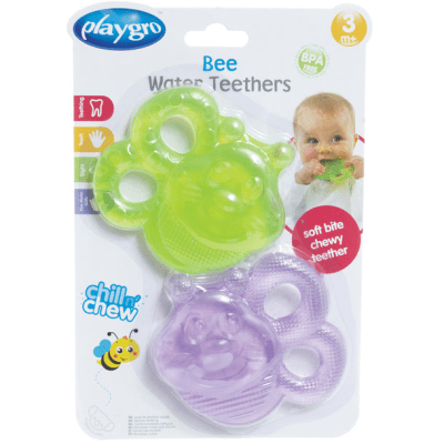 Pack mordedor de agua abeja Playgro2