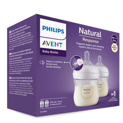 Set 2 Mamaderas Natural 3.0 125 ml Avent1