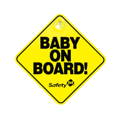 Letrero Baby On Board Safety 1st1
