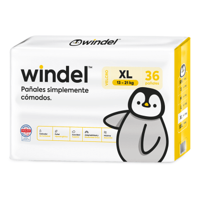 Windel Velcro XL 36 unidades2