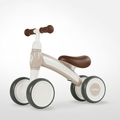 Bicicleta Cutey-5 Beige Qplay | Bicicleta de Equilibrio 1 a 3 Años3