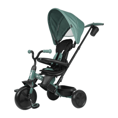 Triciclo Elite Platinum Verde Qplay | Triciclo 6 en 1 con Asiento 360°1