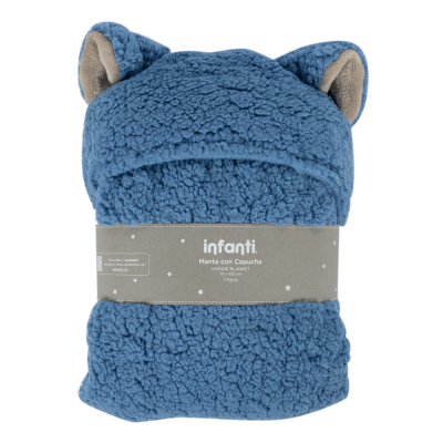 Frazada Poncho Sherpa Niño Infanti1