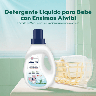 Detergente Líquido para bebés Aiwibi 1000ml7