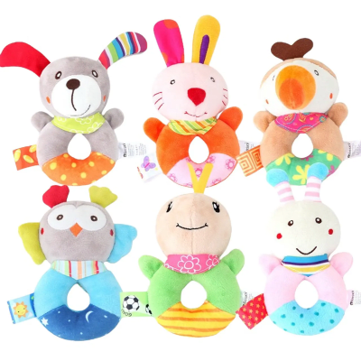 Sonajero de Mano de Peluche para Bebé