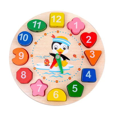 Juguete Rompecabezas Didáctico Reloj