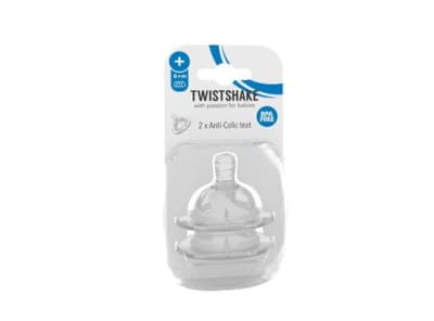 Tetinas Twistshake Anti-Cólico 2 uns Plus 6m1