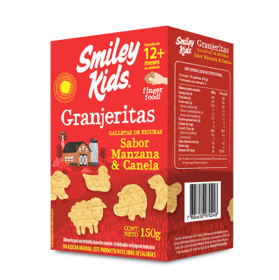 Galletas Granjeritas Manzana canela 150 grs