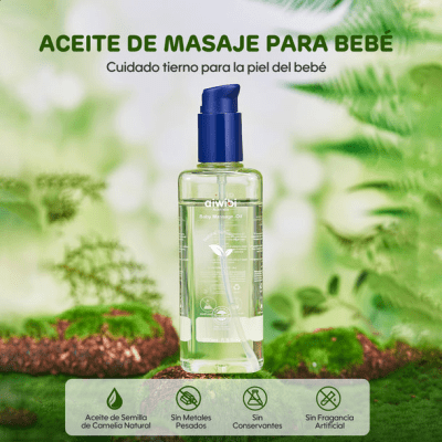 Aceite de masaje relajante para bebés 200 ml