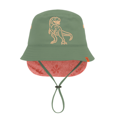 Gorro de Verano Pillín con Protección UV y Pieza Removible Verde1