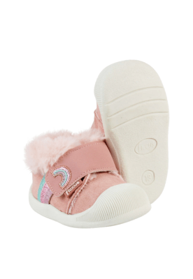 Zapatilla Velcro gateador Rosado1
