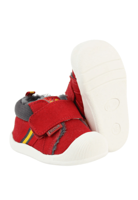 Zapatilla Velcro gateador Rojo4