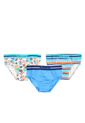 Slip Triple Transversal Kids Niño Multicolor1