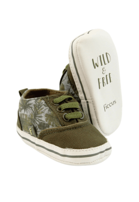 Zapatilla NewBorn Bebé Niño Verde3