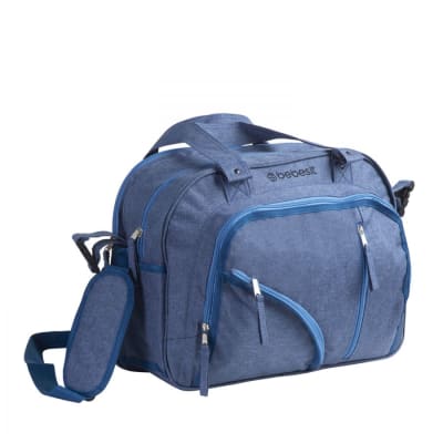 Bolso Maternal - Azul Melange