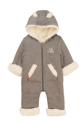 Enterito Sherpa Niño Grafito Melange