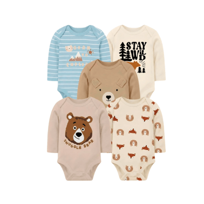 Set 5 bodys manga larga Oso2