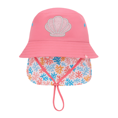 Gorro de Verano Pillín con Protección UV y Pieza Removible Rosado1