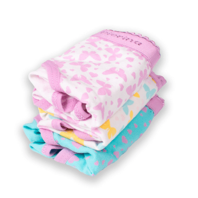 Pack Cuadros Niña Mariposas Algodón | Pillín