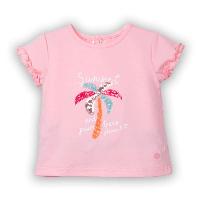 Polera Bebé Niña Rosada Pillín
