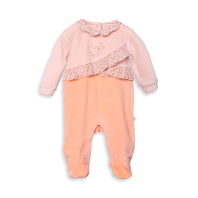 Osito Recién Nacido Niña Melón Plush Algodón | Pillín