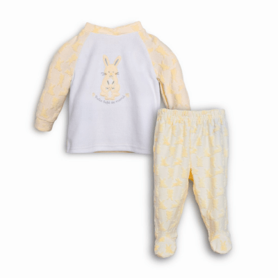 Conjunto Unisex Vainilla Bebé Algodón y Poliéster | Pillín4