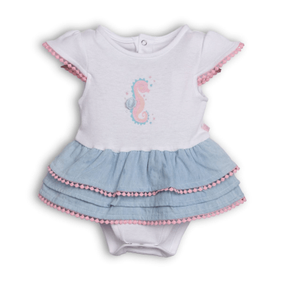 Mameluco Recién Nacida Niña Blanco Algodón Pillín1