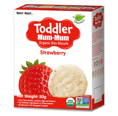 Toddler Mum-Mum Frutilla orgánica