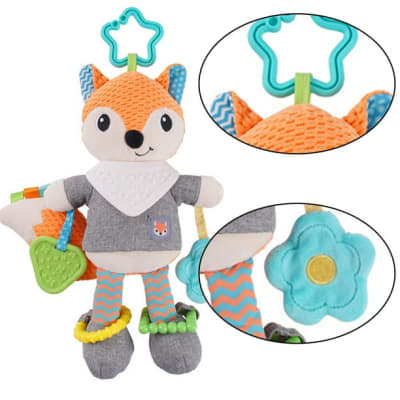 Peluche sonajero Zorrito colgante7