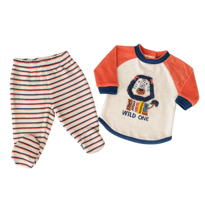 Osito Recién Nacido Niño Naranjo “Wild One” | Pillín1